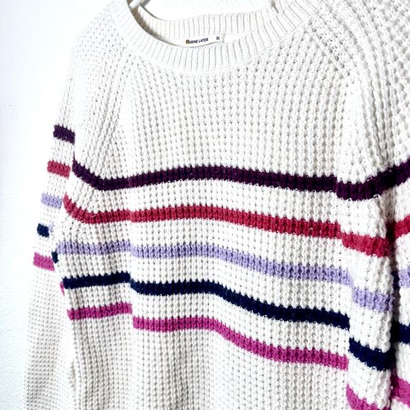 Marine Layer Striped Knit Sweater Size XL - Picture 3 of 4